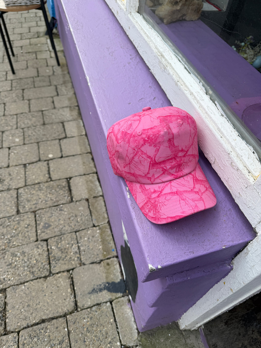 Unisex 'Classic Pink' Camo Velcro Cap